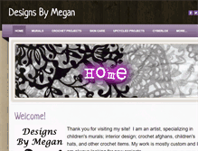 Tablet Screenshot of designsbymegan.com
